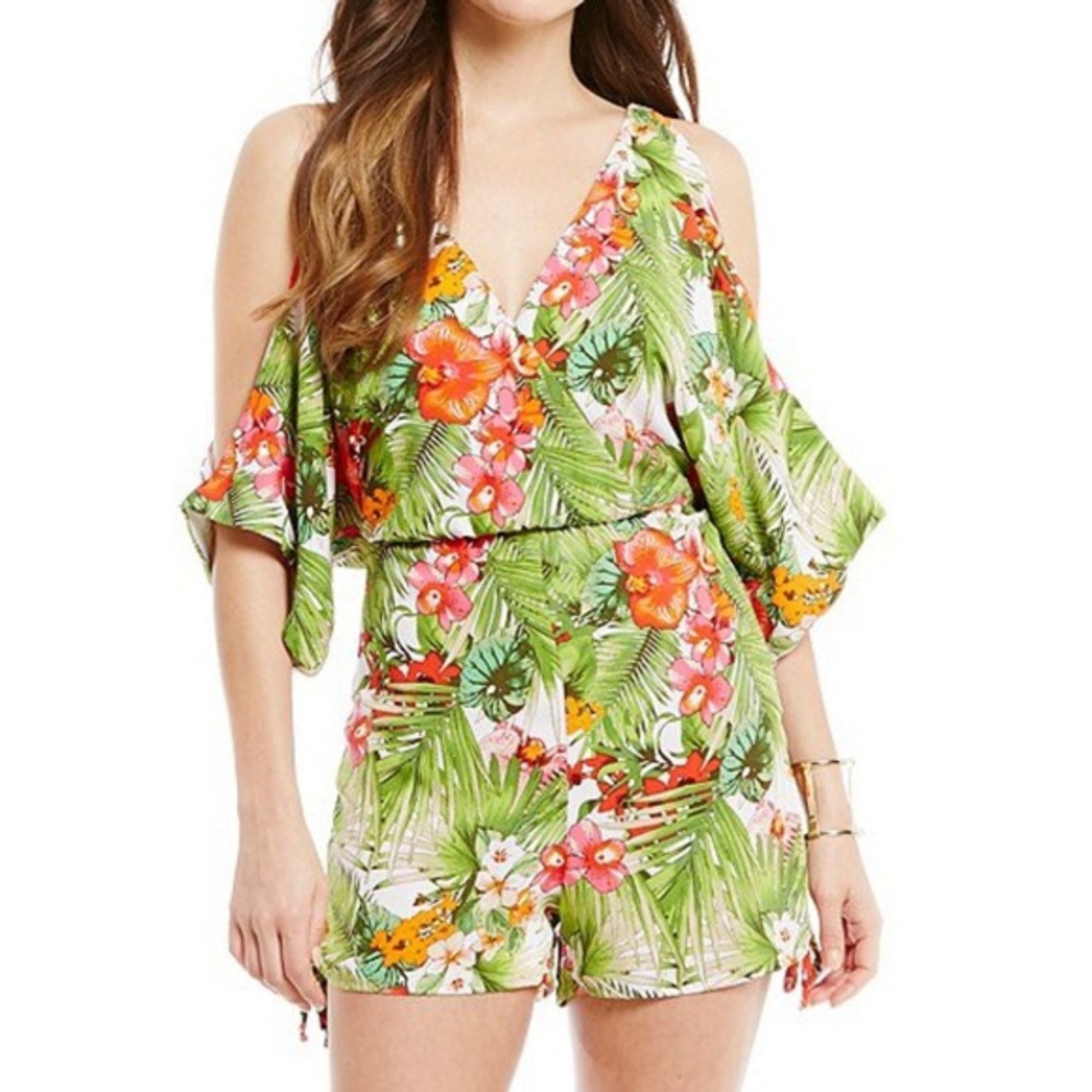 🌴🌺 TROPICAL GIANNI BINI ROMPER 🌴🌺